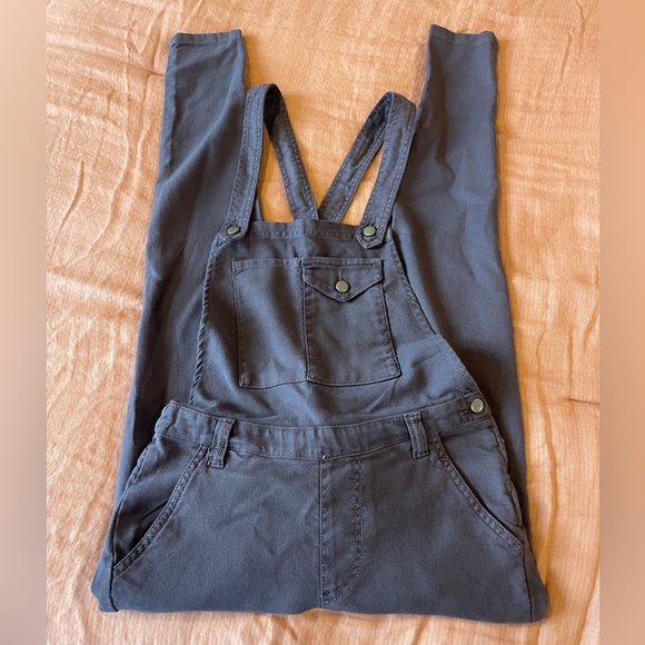 Chaser XS Gray skinny Overalls NWT - Picture 2 of 6